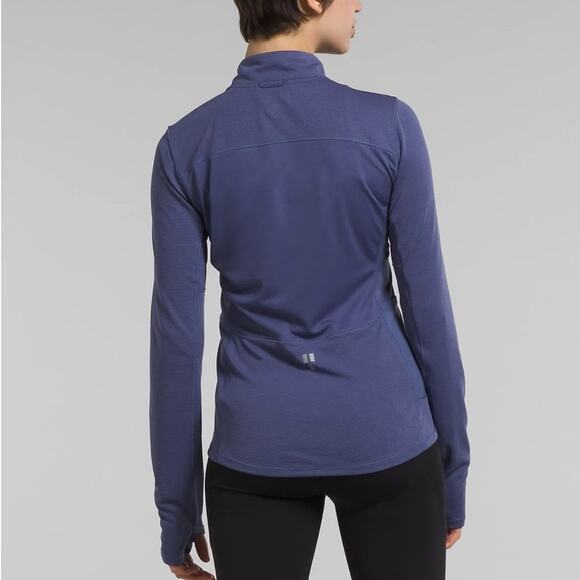 THE NORTH FACE WOMEN'S SUNRISER ¼-ZIP Cave Blue Size Small - Picture 3 of 12